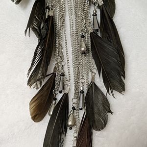 Ornate Feathered Necklace